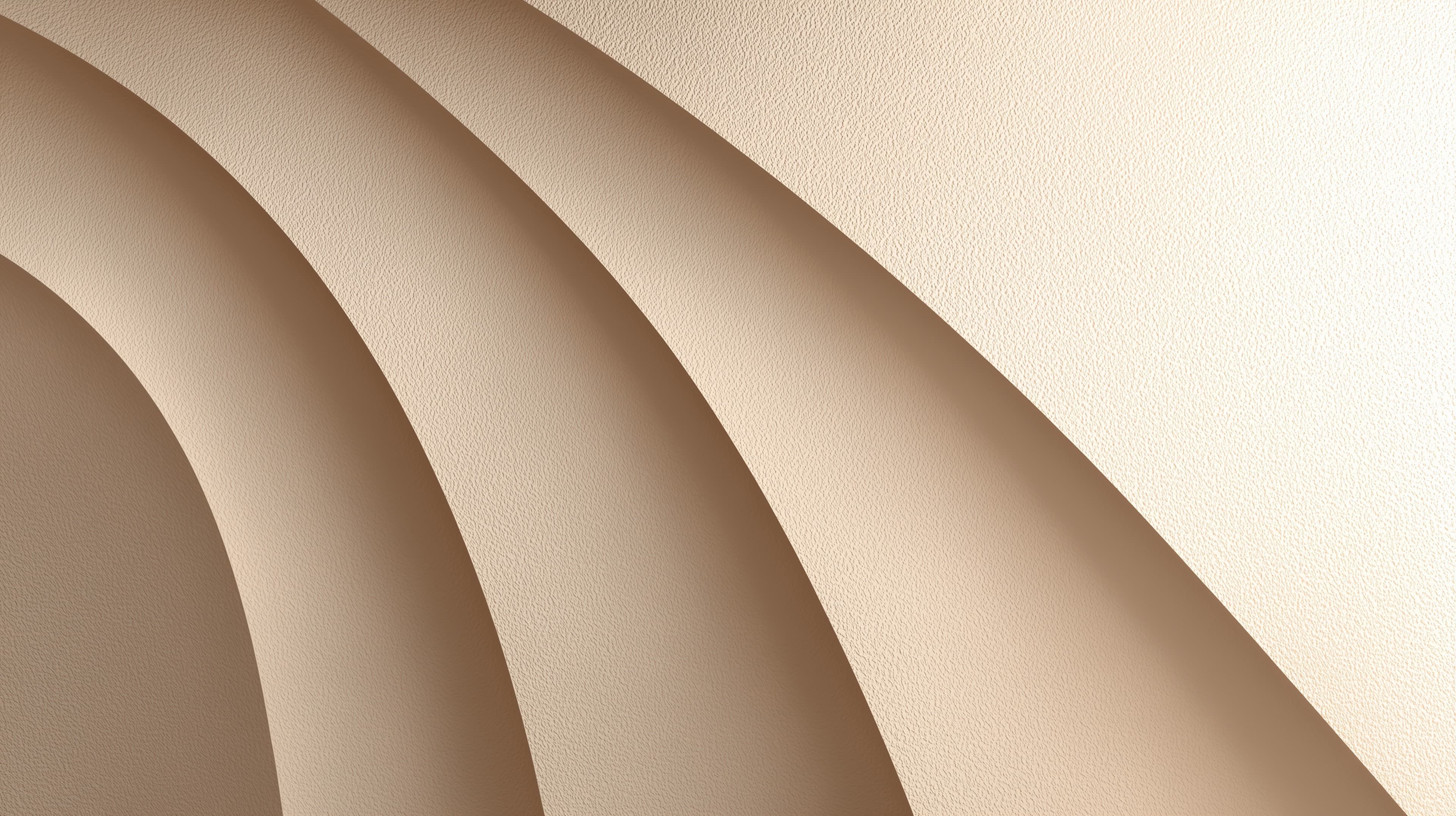Beige Abstract Arch wallpaper: concentric curves and soft shadows - High Resolution abstract Wallpaper for Mobile and Desktop