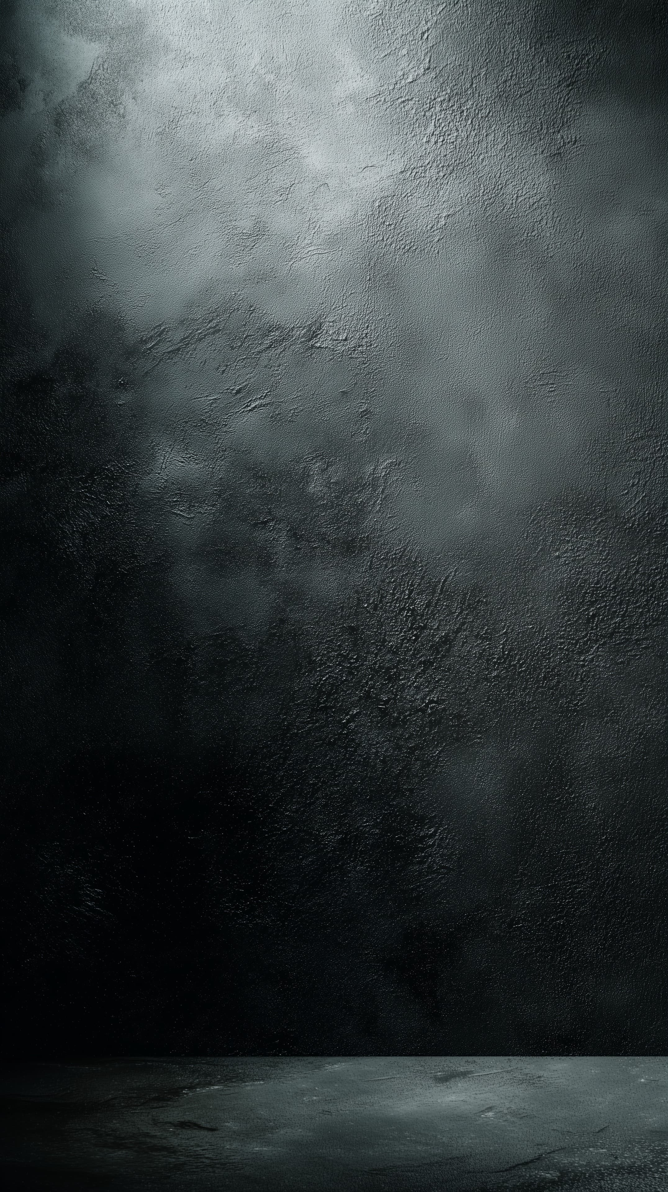 Moody Dark Concrete Texture - Misty Industrial Backdrop - High Resolution dark-texture Wallpaper for Mobile and Desktop