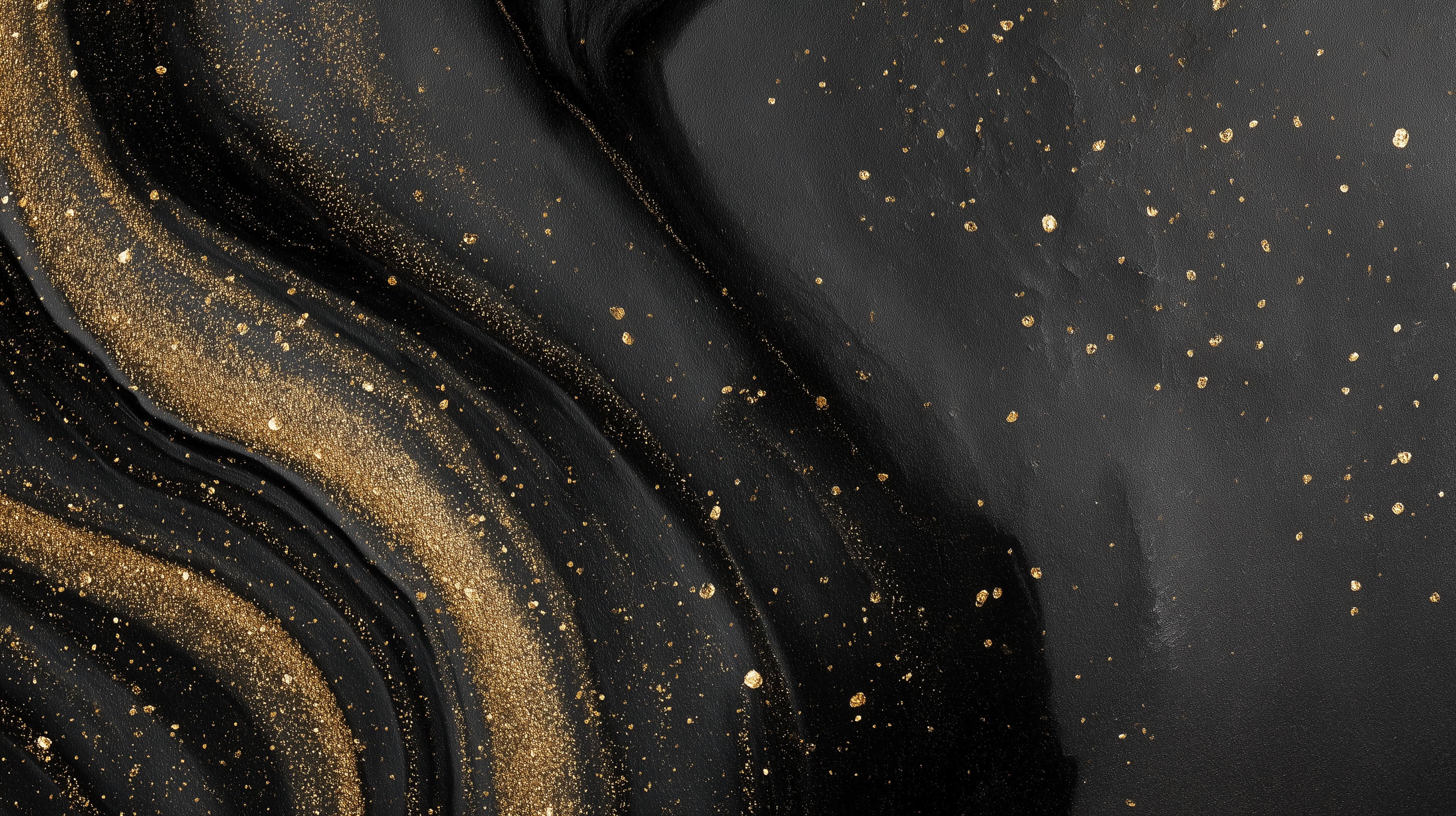 Luxurious Black and Gold Marble Abstract Wallpaper for Walls - High Resolution black Wallpaper for Mobile and Desktop