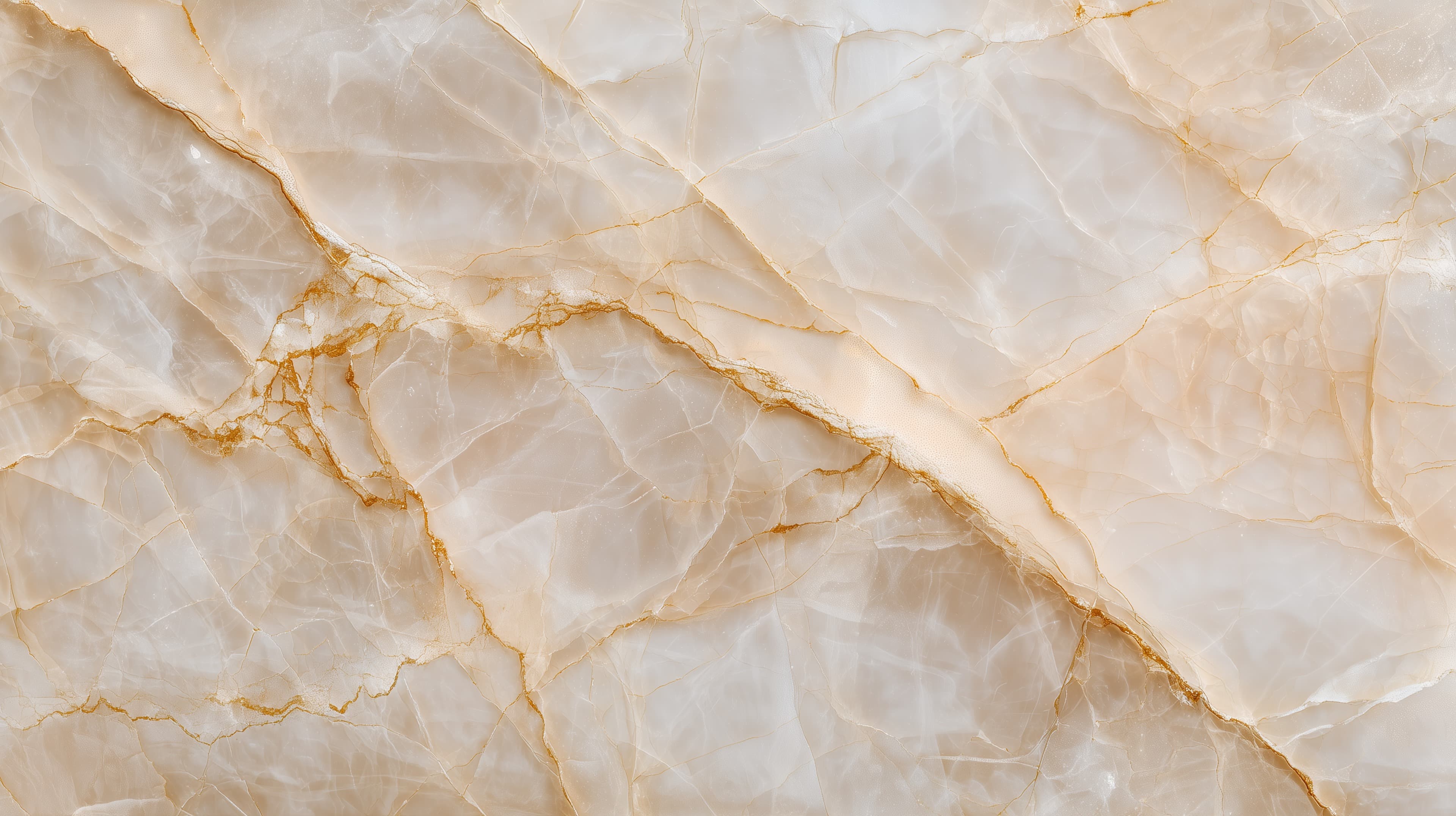 Cream Marble Wallpaper with Gold Veins - Elegant Stone Texture - High Resolution marble-texture Wallpaper for Mobile and Desktop
