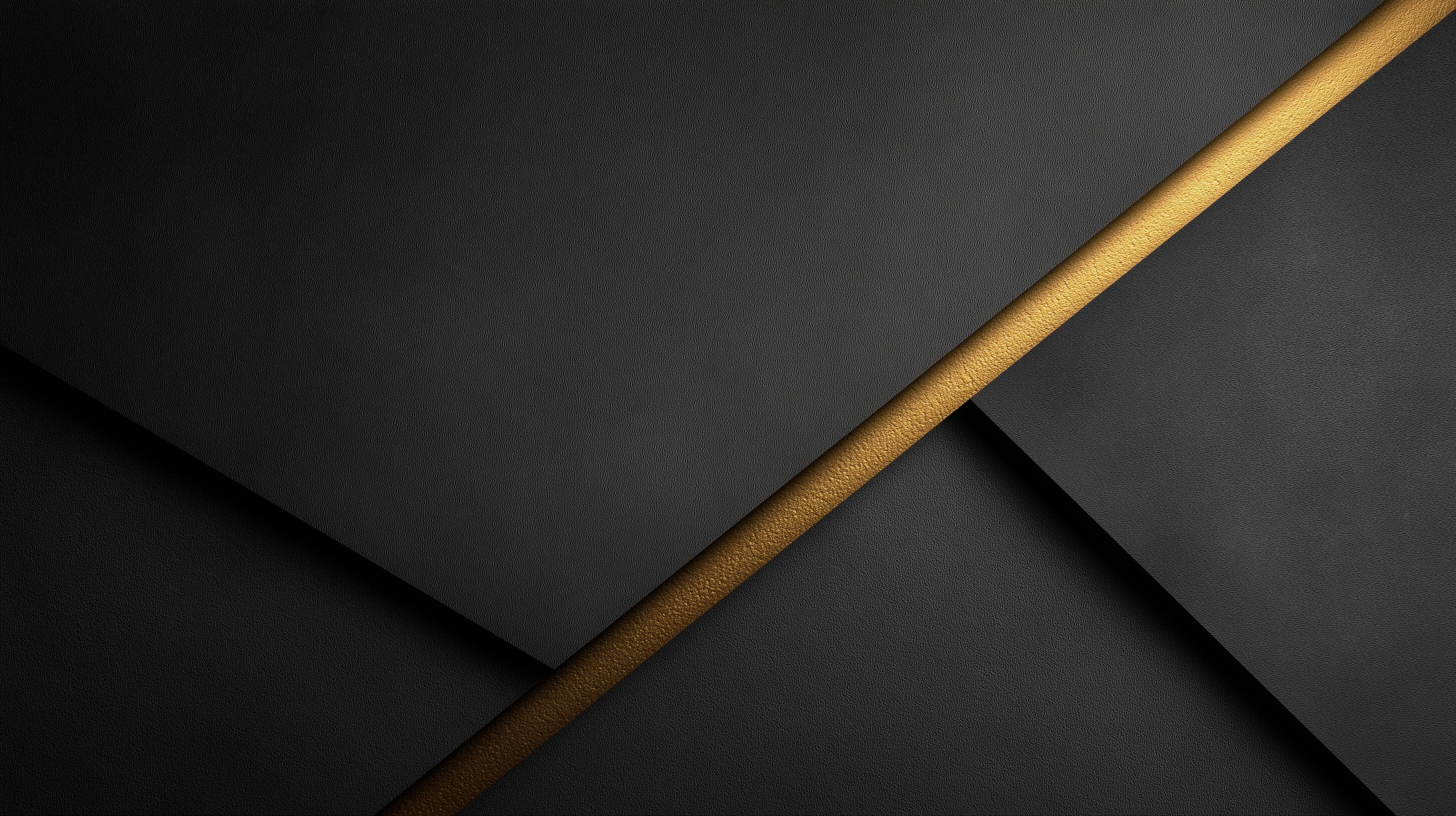 Dark Geometric wallpaper with gold metallic accent - High Resolution dark-gray Wallpaper for Mobile and Desktop