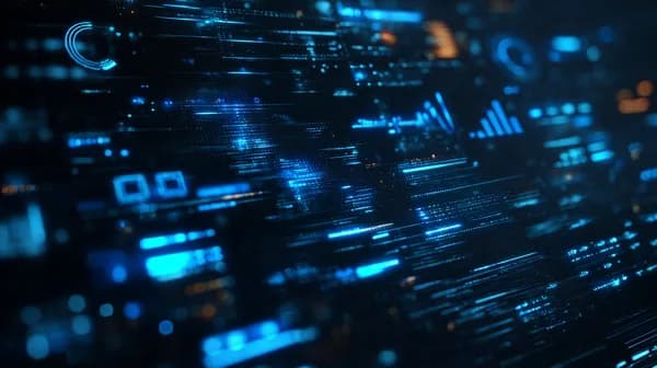 Blue Digital Data Stream Abstract Futuristic Wallpaper - HD Wallpaper, 4k Background Image