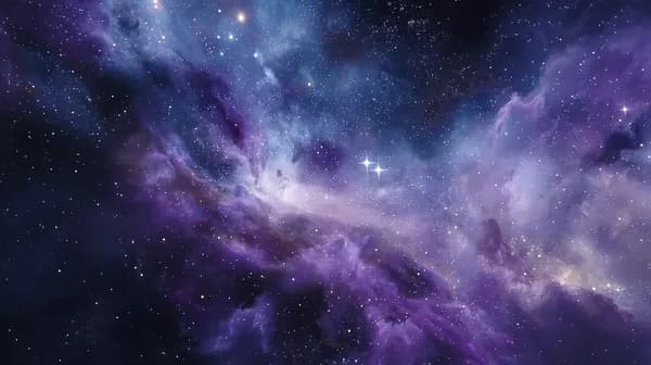 Purple Nebula Space Wallpaper – Cosmic Cloud with Stars - HD Wallpaper, 4k Background Image