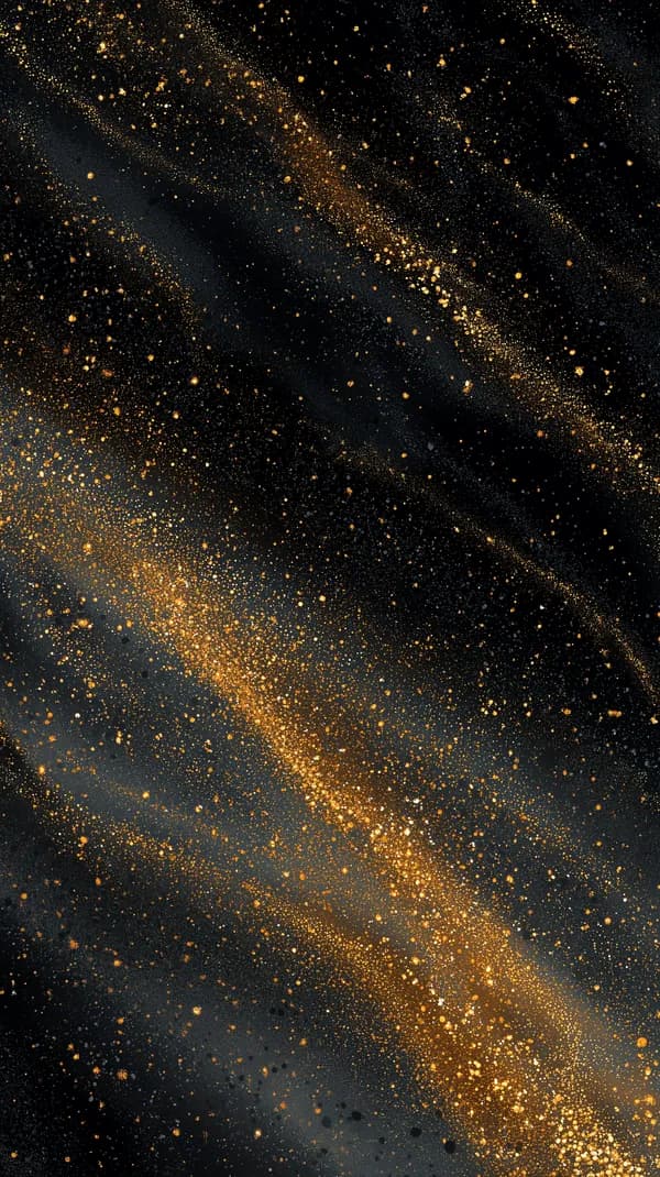 Golden Galaxy Glitter: Abstract Space Dust Wallpaper - HD Wallpaper, 4k Background Image