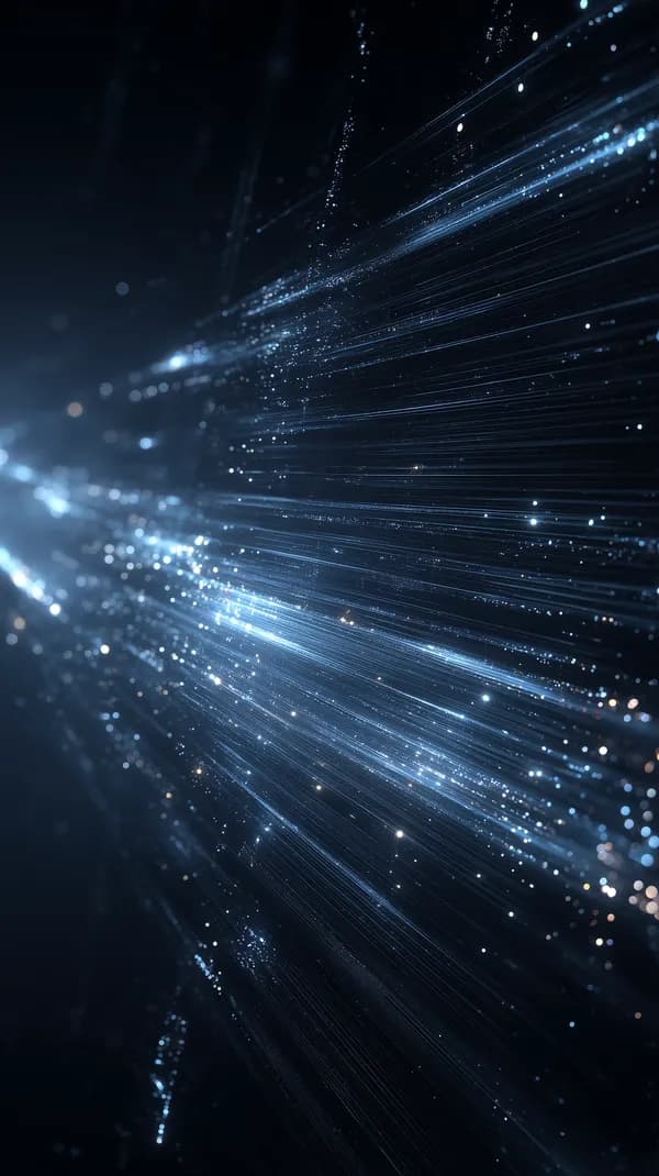 Blue Light Trails: Abstract Futuristic Wallpaper with Streaks - HD Wallpaper, 4k Background Image