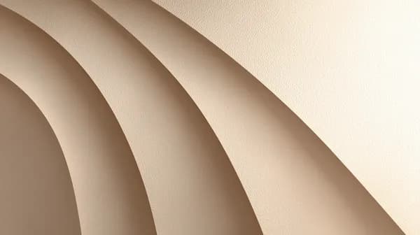 Beige Abstract Arch wallpaper: concentric curves and soft shadows - HD Wallpaper, 4k Background Image
