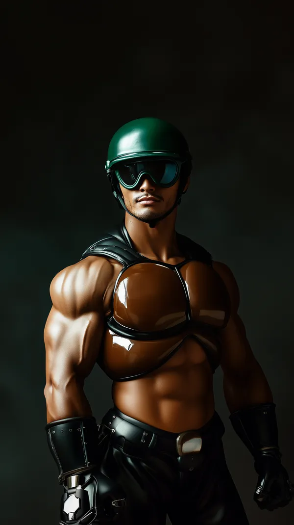 Dynamic armored warrior wallpaper with futuristic helmet and goggles - HD Wallpaper, 4k Background Image