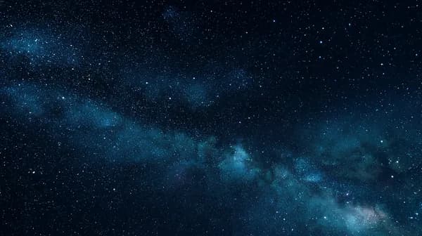 Stellar Night Sky with a Blue Galactic Band – Cosmic Wallpaper - HD Wallpaper, 4k Background Image
