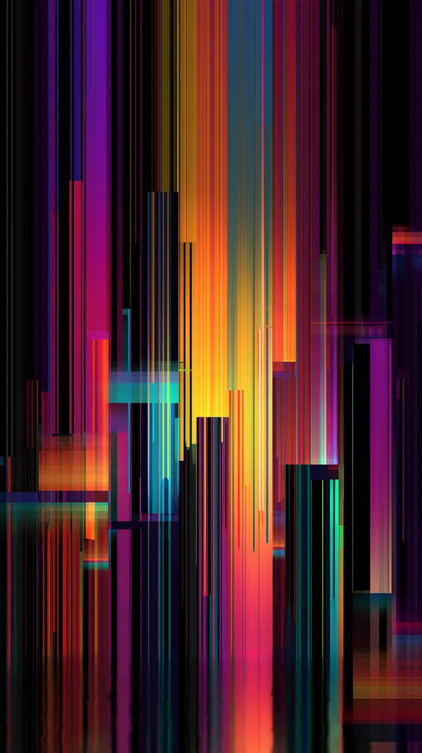 Vibrant Neon Vertical Lines Abstract Wallpaper for Screens - HD Wallpaper, 4k Background Image