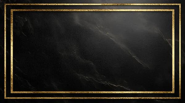 Luxurious Black Marble Wallpaper with Elegant Gold Frame Borders - HD Wallpaper, 4k Background Image