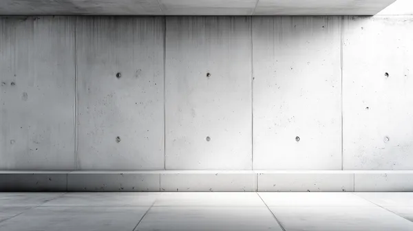 Monochrome Concrete Walls and Floor: Minimal Architecture Wallpaper - HD Wallpaper, 4k Background Image