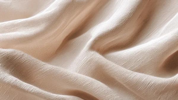 Beige Fabric Texture Wallpaper - Soft Folded Linen Look - HD Wallpaper, 4k Background Image