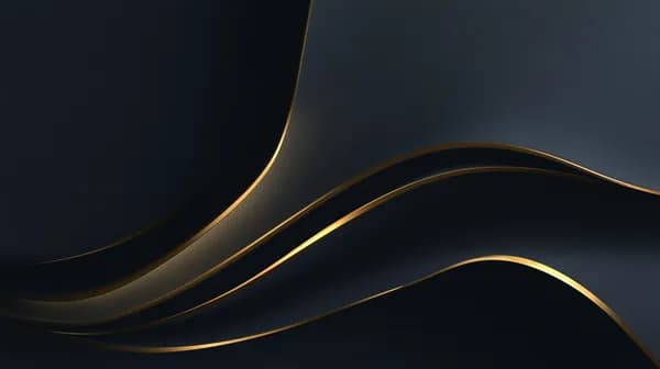 Lux Gold Wave Abstract Wallpaper on Deep Navy Backdrop - HD Wallpaper, 4k Background Image