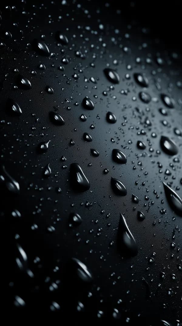 Moody Macro Water Droplets on Dark Textured Surface - HD Wallpaper, 4k Background Image
