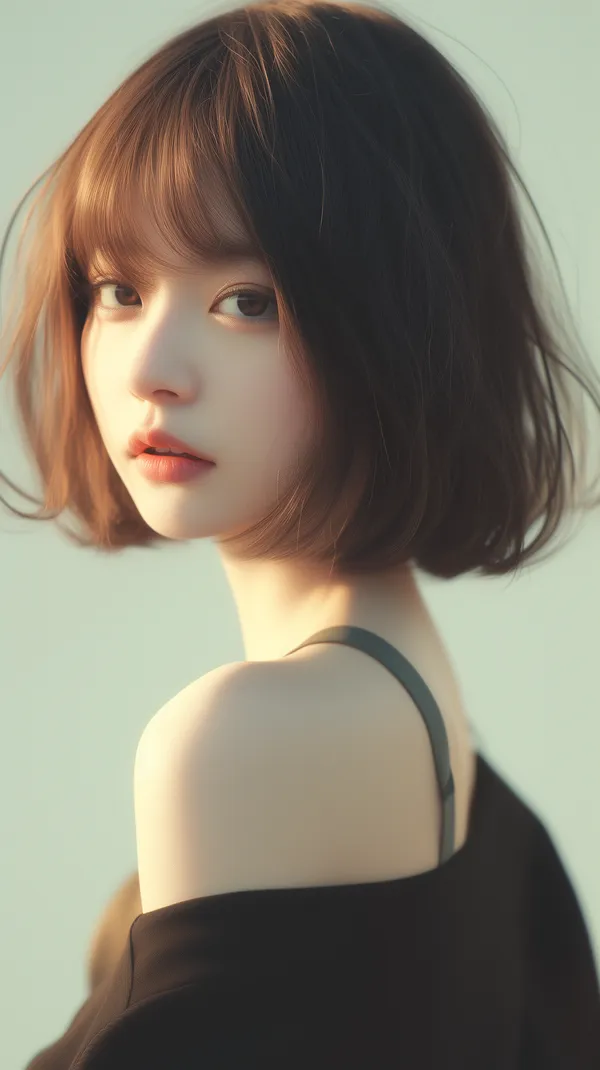 Dreamy Portrait of a Young Woman in Soft Studio Lighting - HD Wallpaper, 4k Background Image