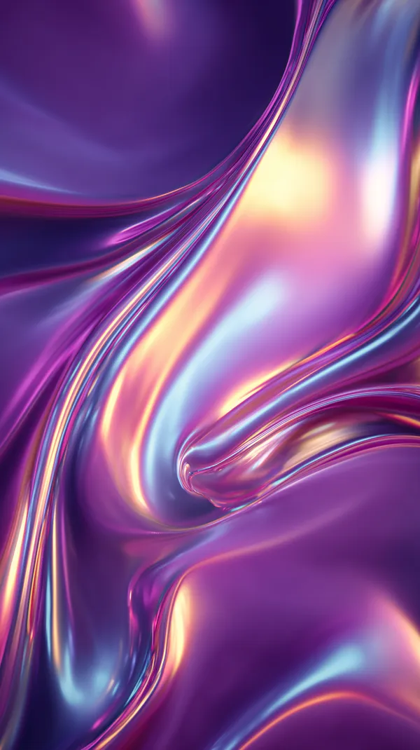 Vibrant Metallic Fluid Abstract Wallpaper in Purple Hues - HD Wallpaper, 4k Background Image