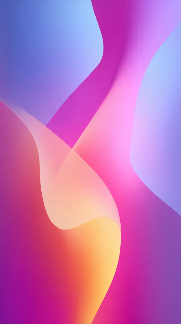 Abstract Neon Gradient Waves Wallpaper in Blue Pink Purple - HD Wallpaper, 4k Background Image
