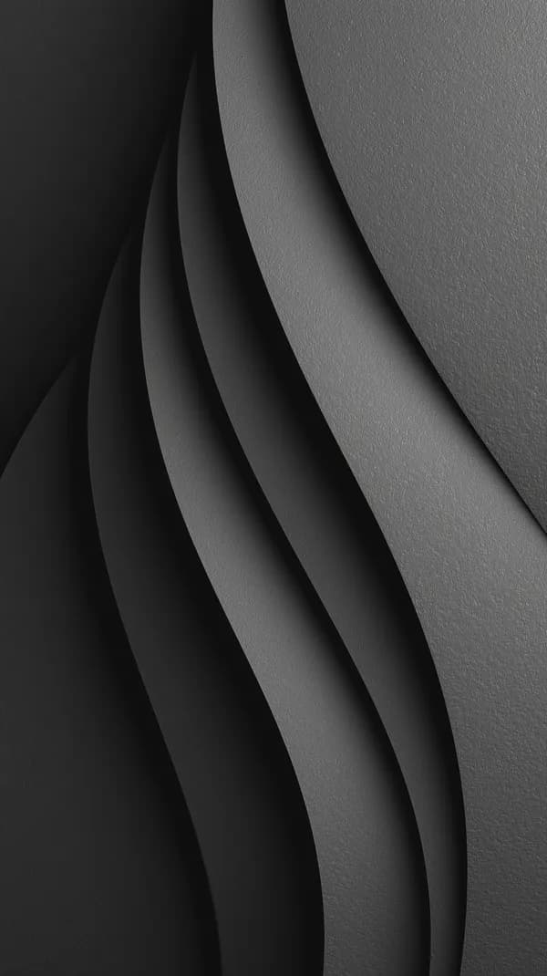 Monochrome Abstract Curved Layers Wallpaper for Desktop and Mobile - HD Wallpaper, 4k Background Image