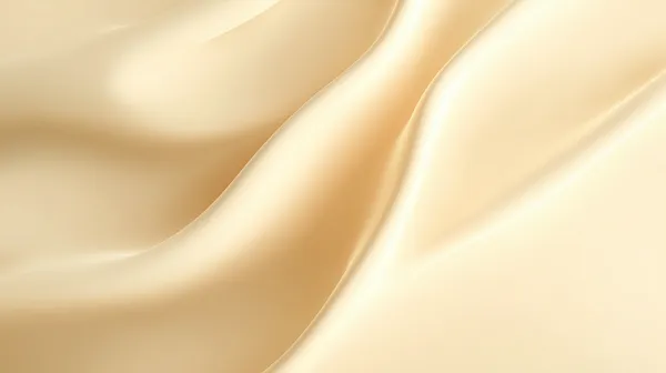 Cream Satin Fabric Wallpaper with Soft Folded Texture - HD Wallpaper, 4k Background Image