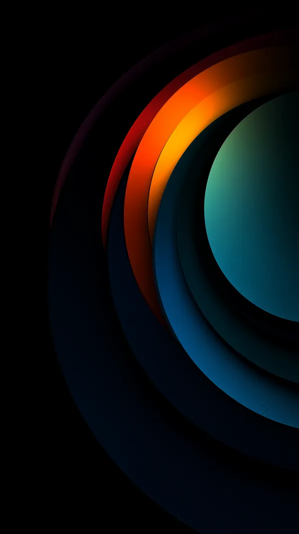 Vibrant Concentric Rings: Abstract Colorful Wallpaper - HD Wallpaper, 4k Background Image