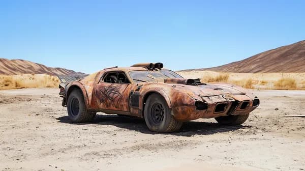 Rusty Desert Muscle Car Wallpaper - Weathered Vintage Auto - HD Wallpaper, 4k Background Image
