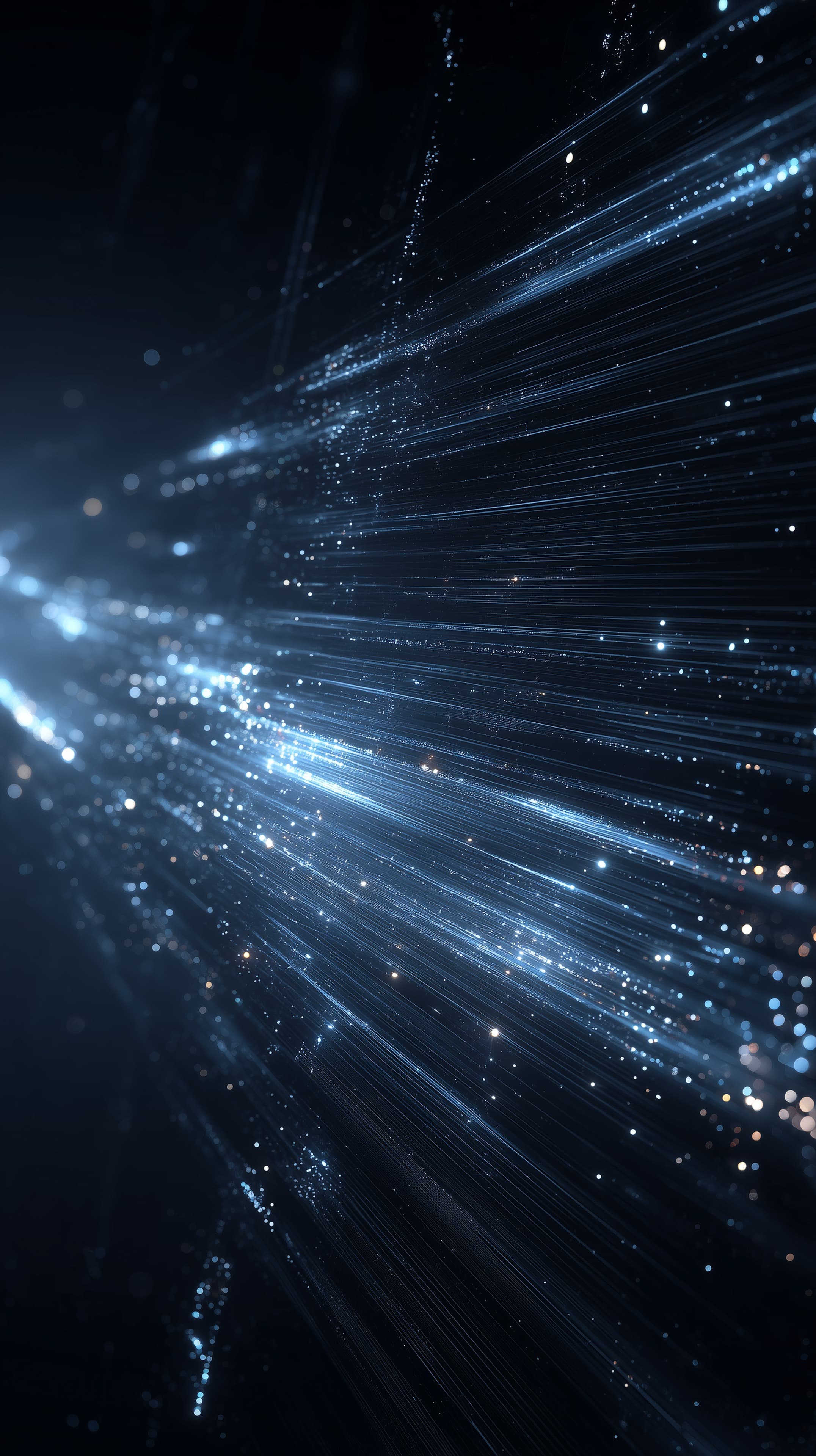 Blue Light Trails: Abstract Futuristic Wallpaper with Streaks - High Resolution abstract-art Wallpaper for Mobile and Desktop