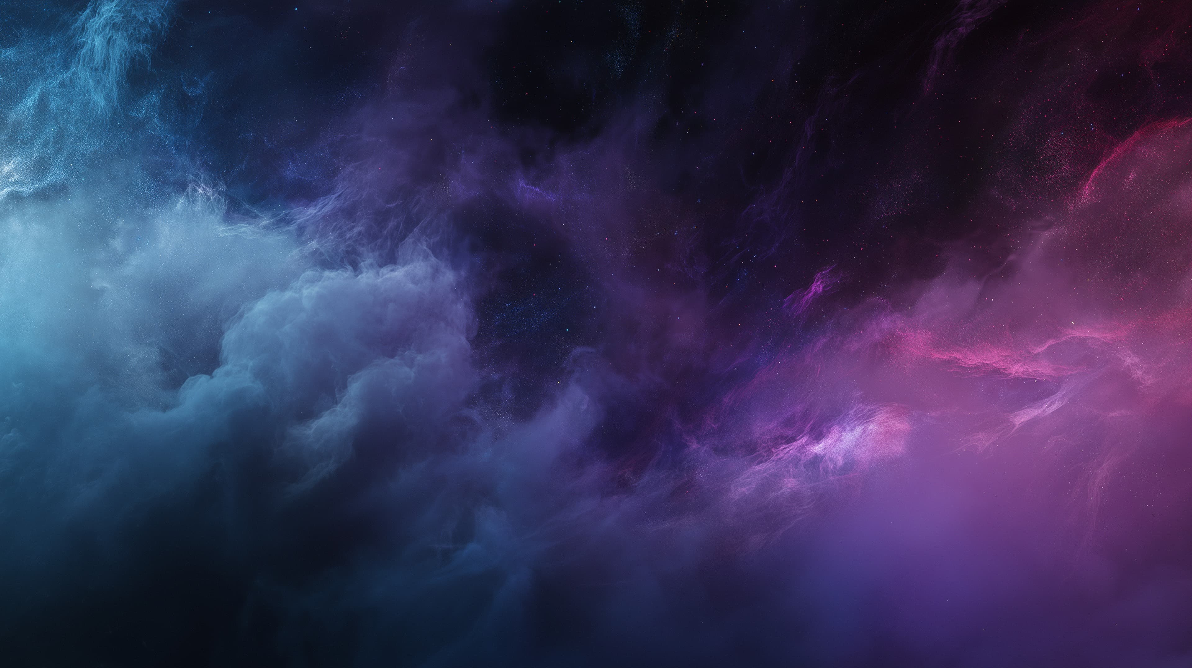 Vibrant Cosmic Nebula in Blue and Purple Hues for Desktop - High Resolution astral Wallpaper for Mobile and Desktop