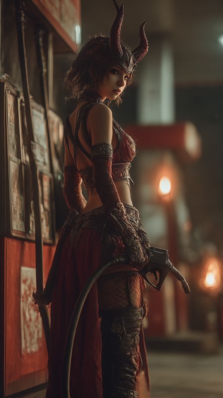 Fiery Spirit at the Pump