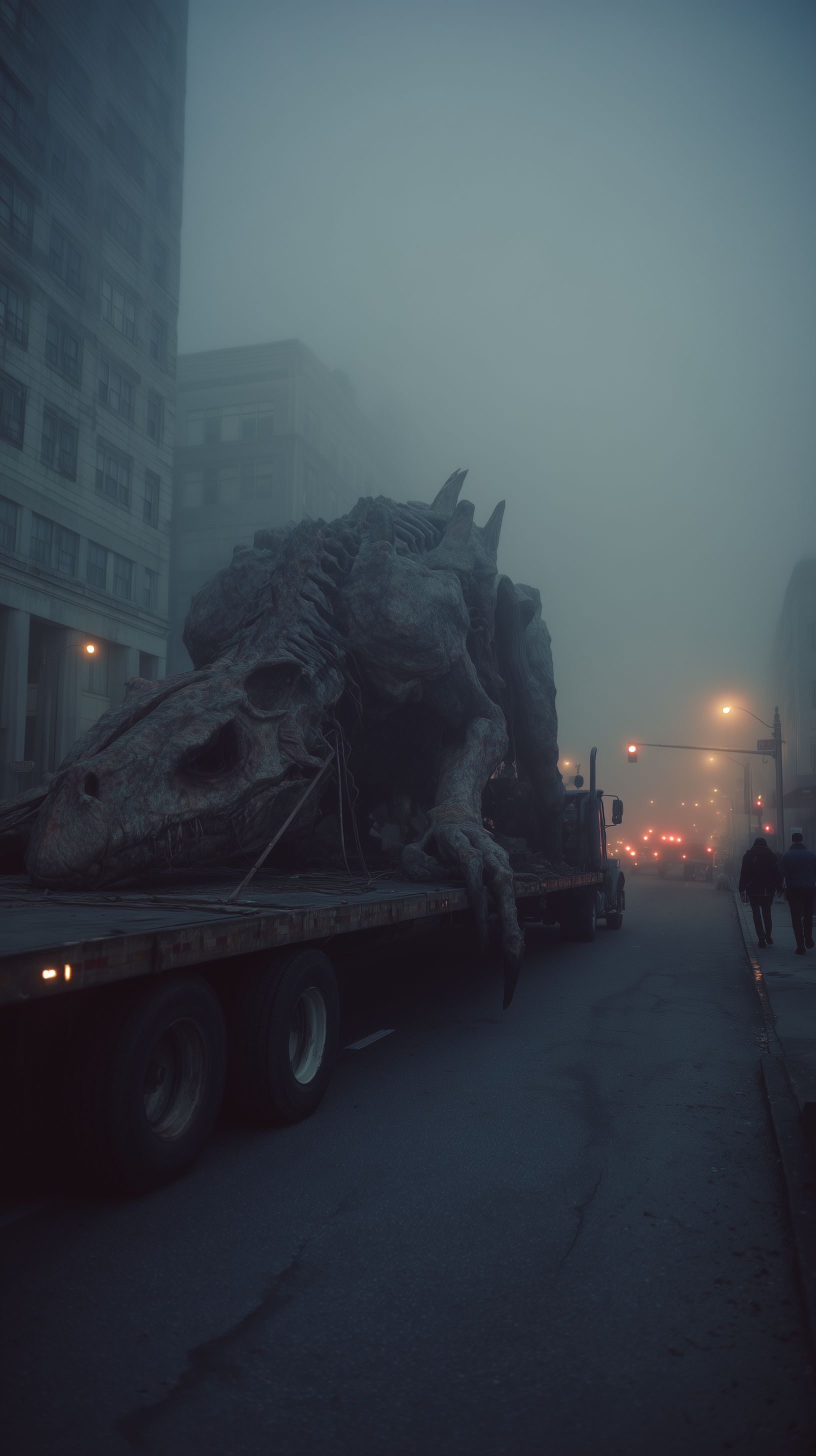 Awakening of the Colossus: A Haunting Transport
