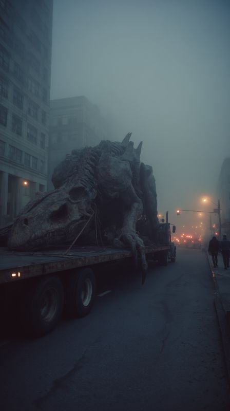 Awakening of the Colossus: A Haunting Transport