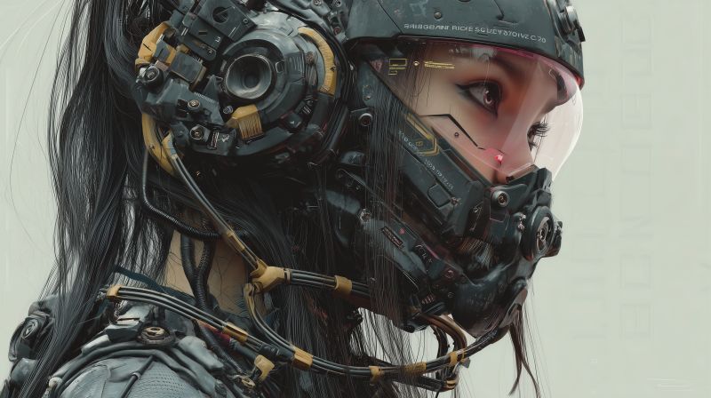 Cybernetic Warrior: The Tech Guardian