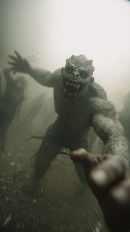Epic Struggle: Humanity vs. Monstrosity