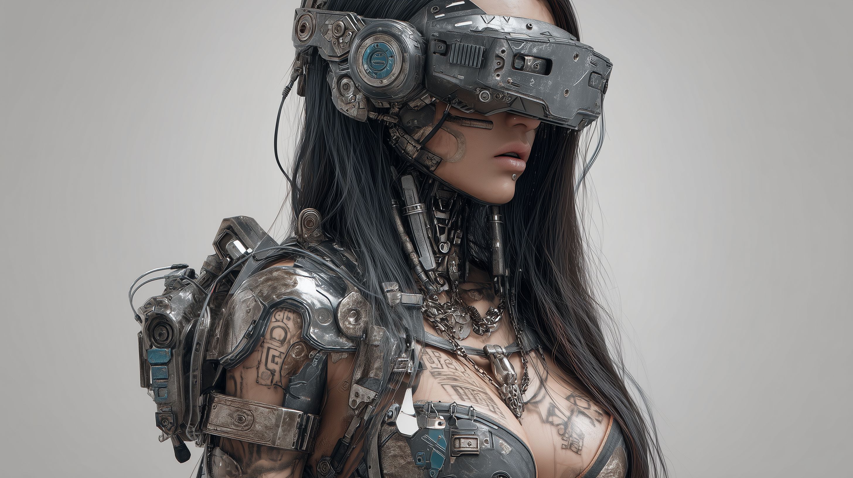 Cybernetic Visionary: A Cyberpunk Aesthetic