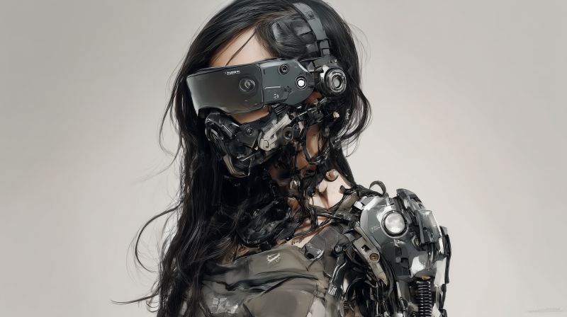 Cybernetic Vigilante: A Cybercore Vision