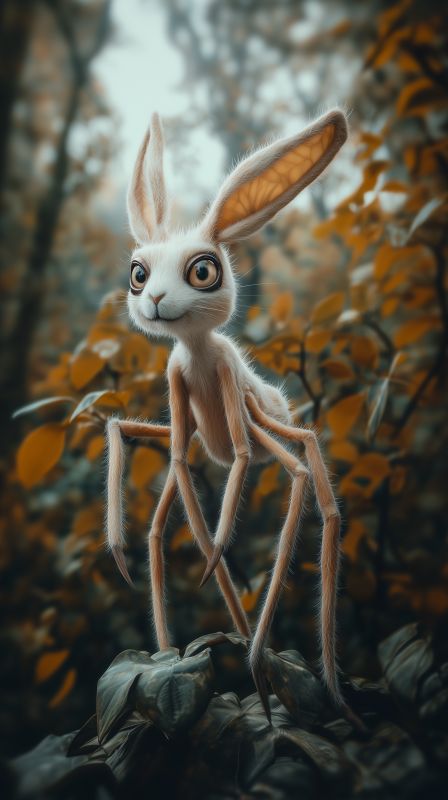 The Enigmatic Bunny-Spider: Nature's Adorable Hybrid