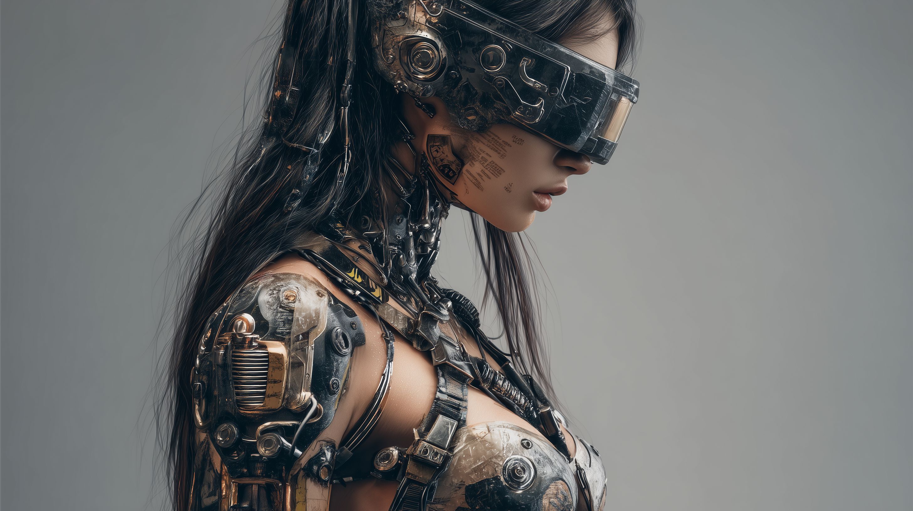 Cybernetic Vigilante: A Futuristic Femme Fatale