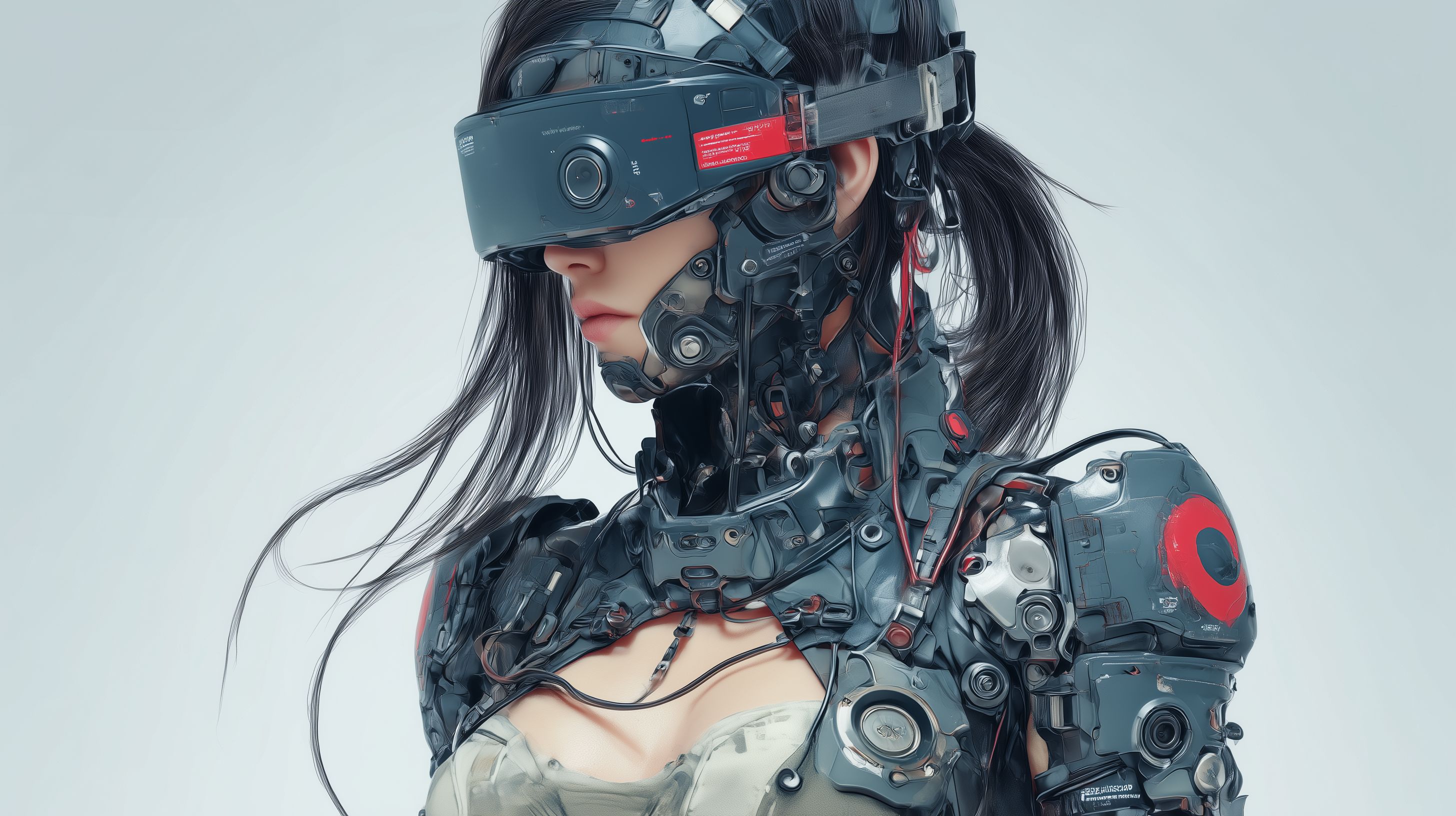Cyberpunk Sentinel: The Tech Guardian