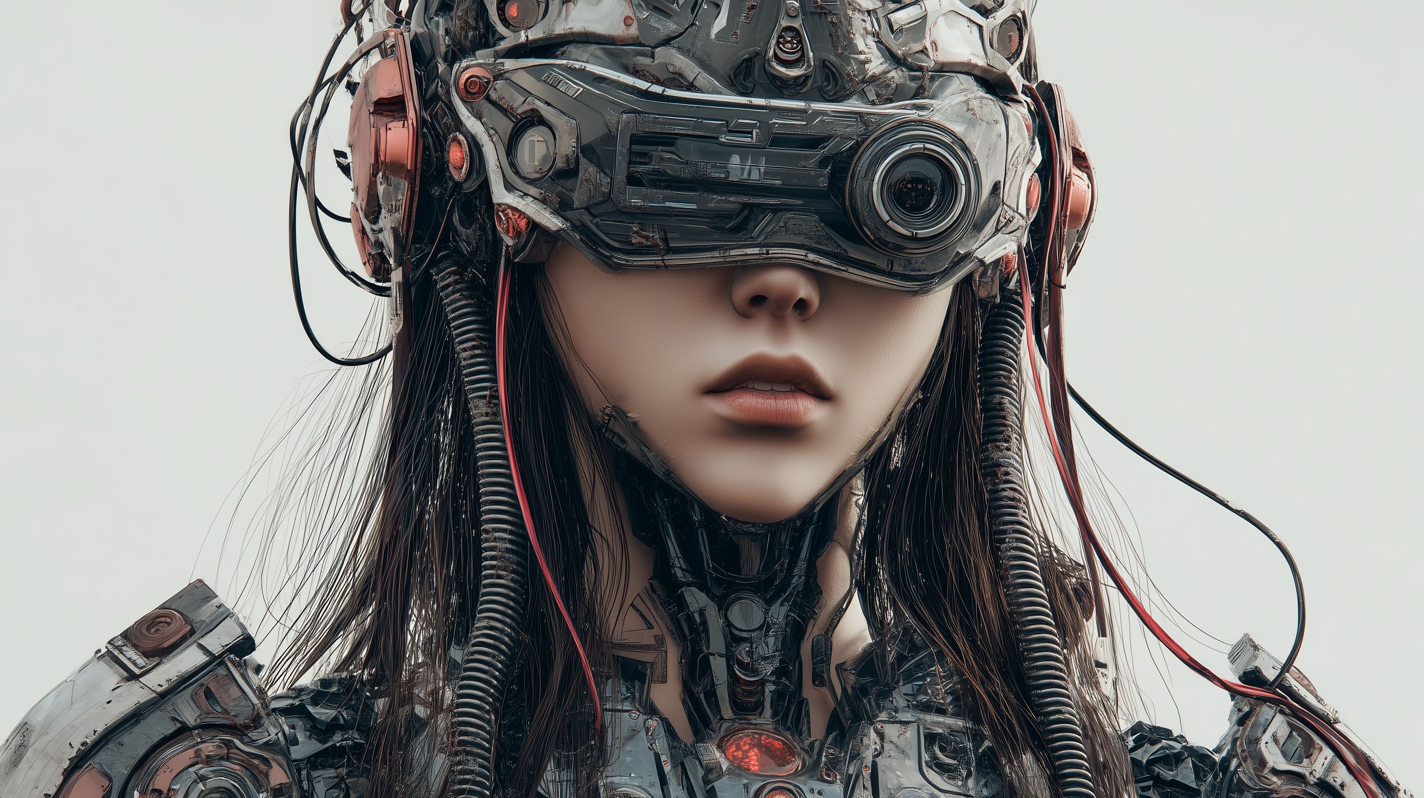 Futuristic Cyberpunk Warrior