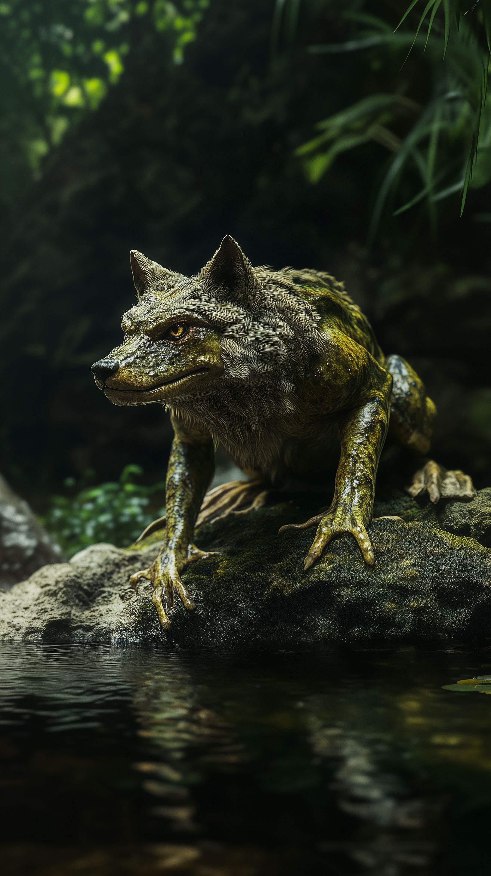 The Amphibious Wolf: A Nature's Marvel