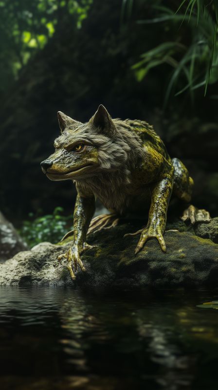 The Amphibious Wolf: A Nature's Marvel