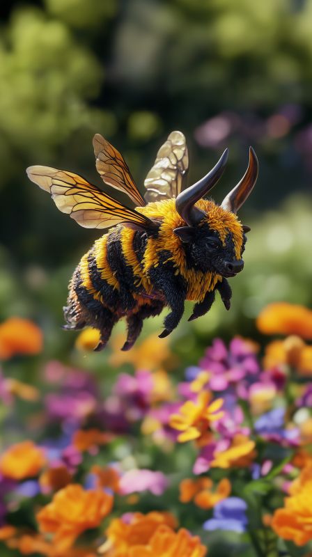 The Bull-Bee: Nature's Hybrid Marvel